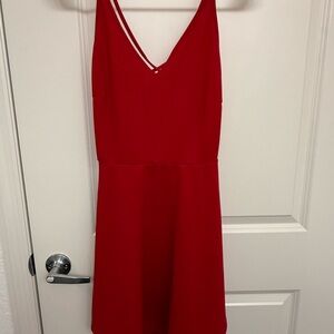 Red Sleeveless Dress